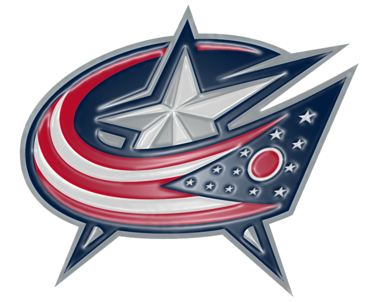 Columbus Blue Jackets Plastic Effect Logo iron on paper